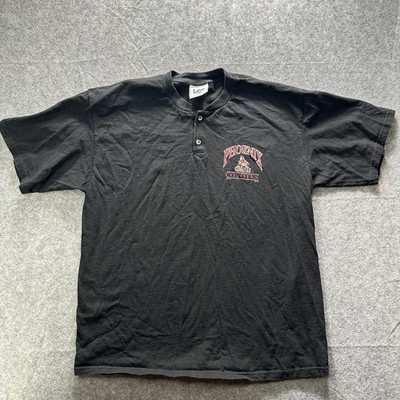 Vintage Phoenix Coyotes Shirt Mens XL Black NHL Hockey Nutmeg Mills 90s