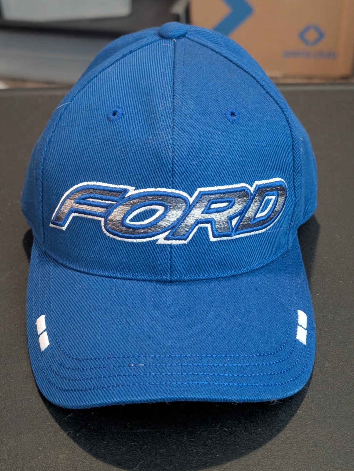 Ford Adjustable Blue Hat Hook And Loop Strap Amer… - image 6
