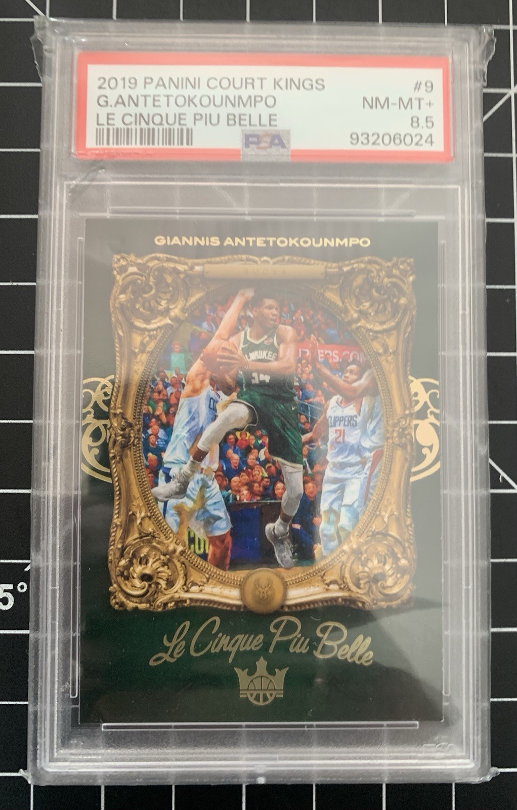 2019-20 Panini Court Kings Le Cinque Piu Belle Giannis Antetokounmpo #9