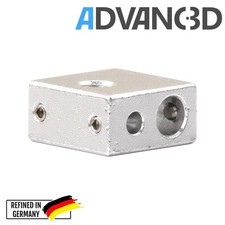 Advanc3D Heizblock Makerbot extruder heating block passend für Kupfereinsatz 2.G