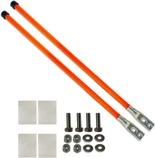 29" Snow Plow Marker Blade Guides Orange Heavy-Duty Fit Boss Western & More