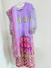 Indian pakistani shalwar kameez 2 pc suit Maxi With Dupatta Wedding Dress