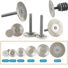 1pc 6mm Shank Circular Saw Blade Wood Metal Stone Cutting Discs With Mandrel