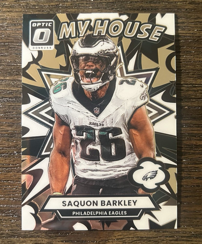 Panini Donruss Optic 2025 Saquon Barkley Philadelphia Eagles My House! #7