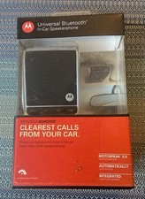 Universal Bluetooth Motorola In-Car Speakerphone New in Box