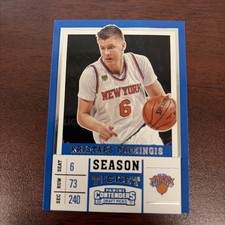 KRISTAPS PORZINGIS 2017-18 Panini Contenders Draft Picks Away #33 combined ship