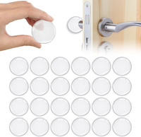 TüRstopper Set 6 StüCk Transparent Selbstklebend 40X8Mm FüR Wand Und TüRschutz