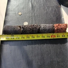 Volcanic Lava Rock Specimen Crystals Minerals Display Stone Igneous Core Sample 