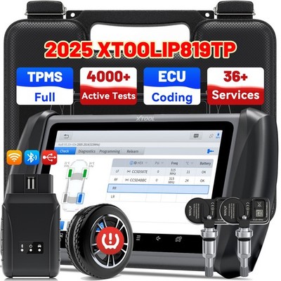 XTOOL IP819TP TPMS Programming Diagnostic Tool Bidirectional Scanner Key Coding