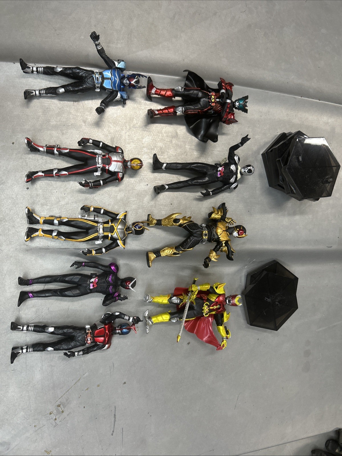 S.H.Figuarts Kamen Rider Agito Action Figure Set of 9 Bandai Tokusatsu
