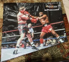 Wrestlemania Banner Rowdy Roddy Piper vs. Mr. T LOOK!!👀