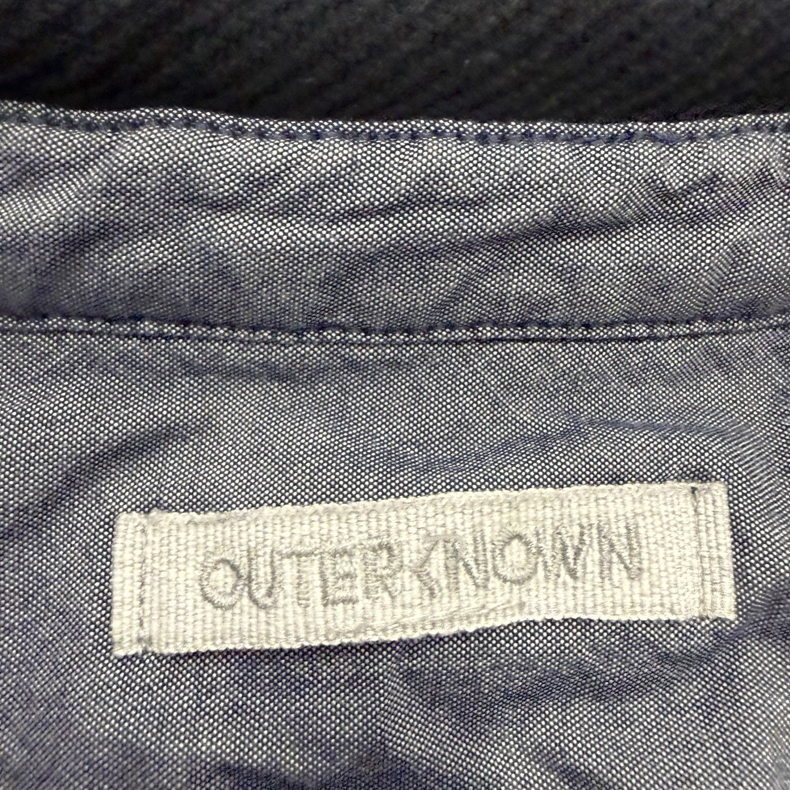 Outerknown Men's Button Down heavyweight Shirt Si… - image 3