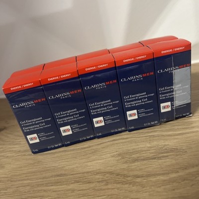 ClarinsMen Gel Energisant 10x5ml   Energie-Gesichtsgel für Männerhaut neu