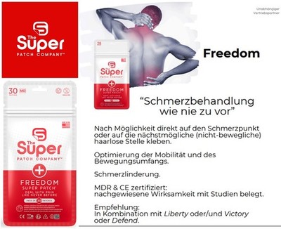Superpatch Freedom 30 St. Themen Pflaster VTT 2.0 Klein The Super Patch Company