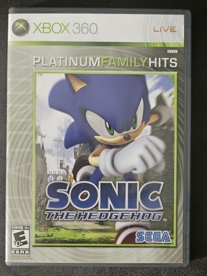 Sonic The Hedgehog Platinum Hits - Microsoft Xbox 360 Untested
