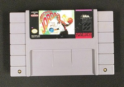 Michael Jordan: Chaos in the Windy City (Super Nintendo, SNES) Cartridge Tested