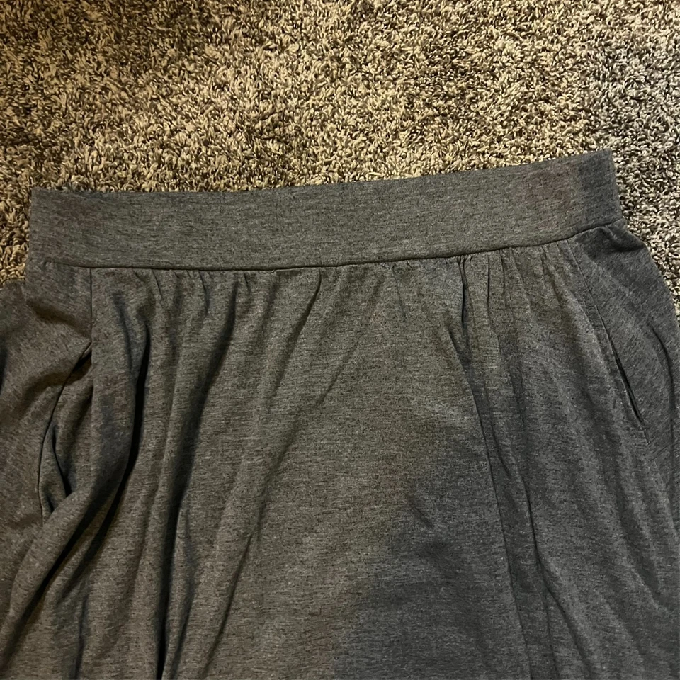 Falda para mujer Sahalie gris informal línea A elástica talla L Foto 2 de 4