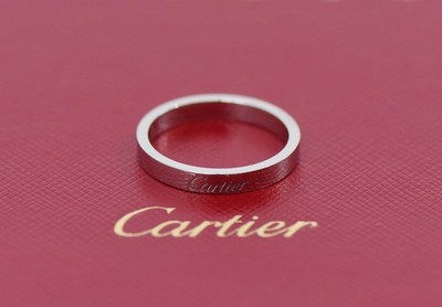 Cartier C De Platinum Ring Size 56