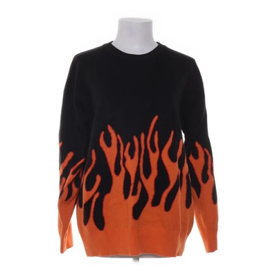 JCL, Strickpullover, Größe: ONE SIZE, Schwarz/Orange #edp