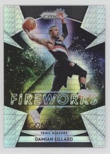 2018-19 Panini Prizm Fireworks Hyper Prizm Damian Lillard #14 00em