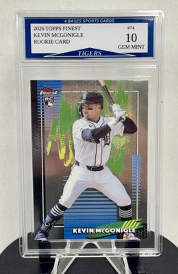 2026 Topps Finest Kevin McGonigle Detroit Tigers Rookie Card #74