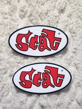 Scat Crank Hot Rod 3x2 Vinyl Sticker Retro Engine Builder Decal Hot Rod Decal