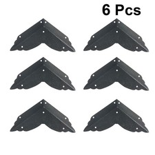 6 Pcs Decorative Corner Protector Metal Protectors,furniture Covers for