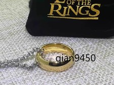 Lord of the Rings The One Ring Tungsten Ring Chain New Gift Delicate Glossy Cool