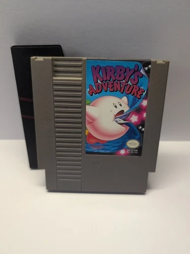 Kirby's Adventure NES Nintendo Entertainment System W/SLEEVE VGC NICE! FAST