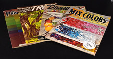 VTG Walter Foster Painting Drawing Set of 4 Instruction How to Books Acrylic