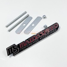 Für MAZDA MAZDASPEED Emblem Kühlergrill Stoßstange Schriftzug Logo Auto
