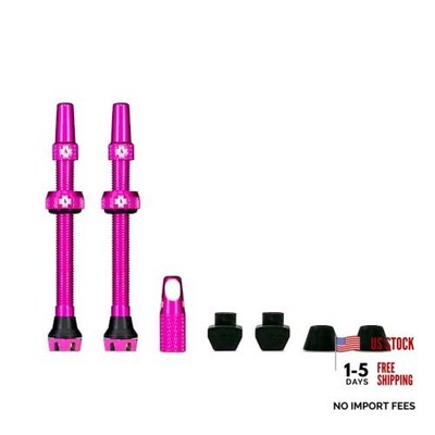 Tubeless Valves V2   | 4X 7075 Aircraft-Grade Aluminium Presta 44mm Pink