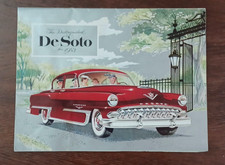 The Distinguished DeSoto for 1953 Vintage Multi-Fold Sales Brochure