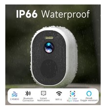 5G/2.4G WiFi Security Cameras 4 Pack Wireless Outdoor