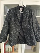 Baum Und Pferdgarten Bente Dot Quilted Blazer Jacket Size 40 (US 10)