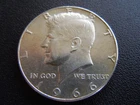 1966 Kennedy Half Dollar Coin (#16)