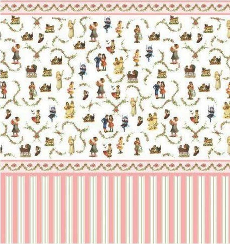 STREETS AHEAD DOLLSHOUSE Tapete Viktorianisch, Kinderzimmer, Puppenhaus Puppenstube 1:12