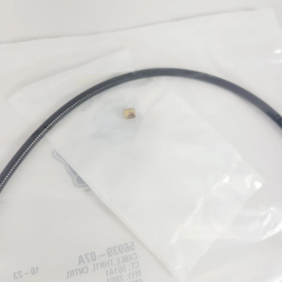 Cable de acelerador Softail Heritage OEM - 35" - trenzado 56939-07A Foto 4 de 4