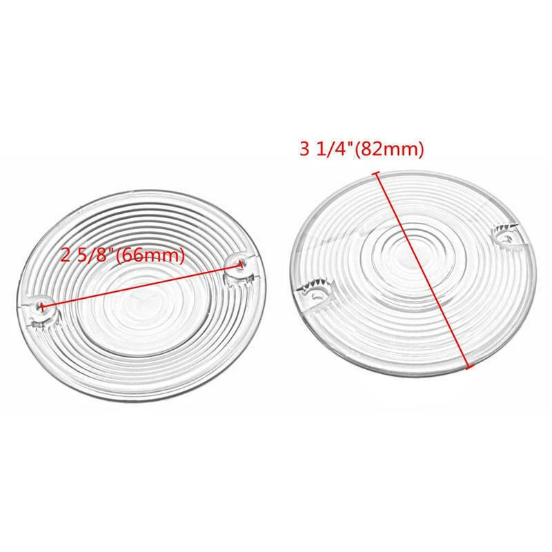 Крышка указателя поворота для Harley Heritage Softail Touring 86-19 желтая линза - Изображение 3 из 4