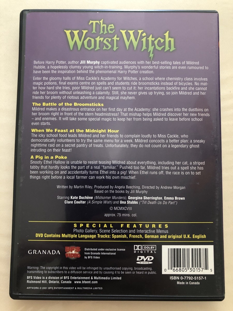 The Worst Witch Collection Set 1 DVD Set Mildred Hubble