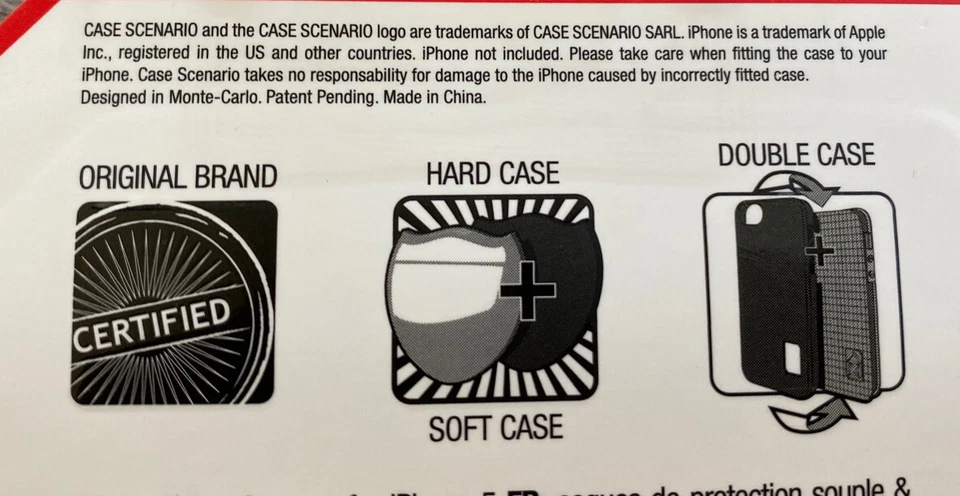 Nuevo En Paquete Estuche Sellado Escenario Iphone 5 Doble Estuche Capa Protección Azul Foto 4 de 4