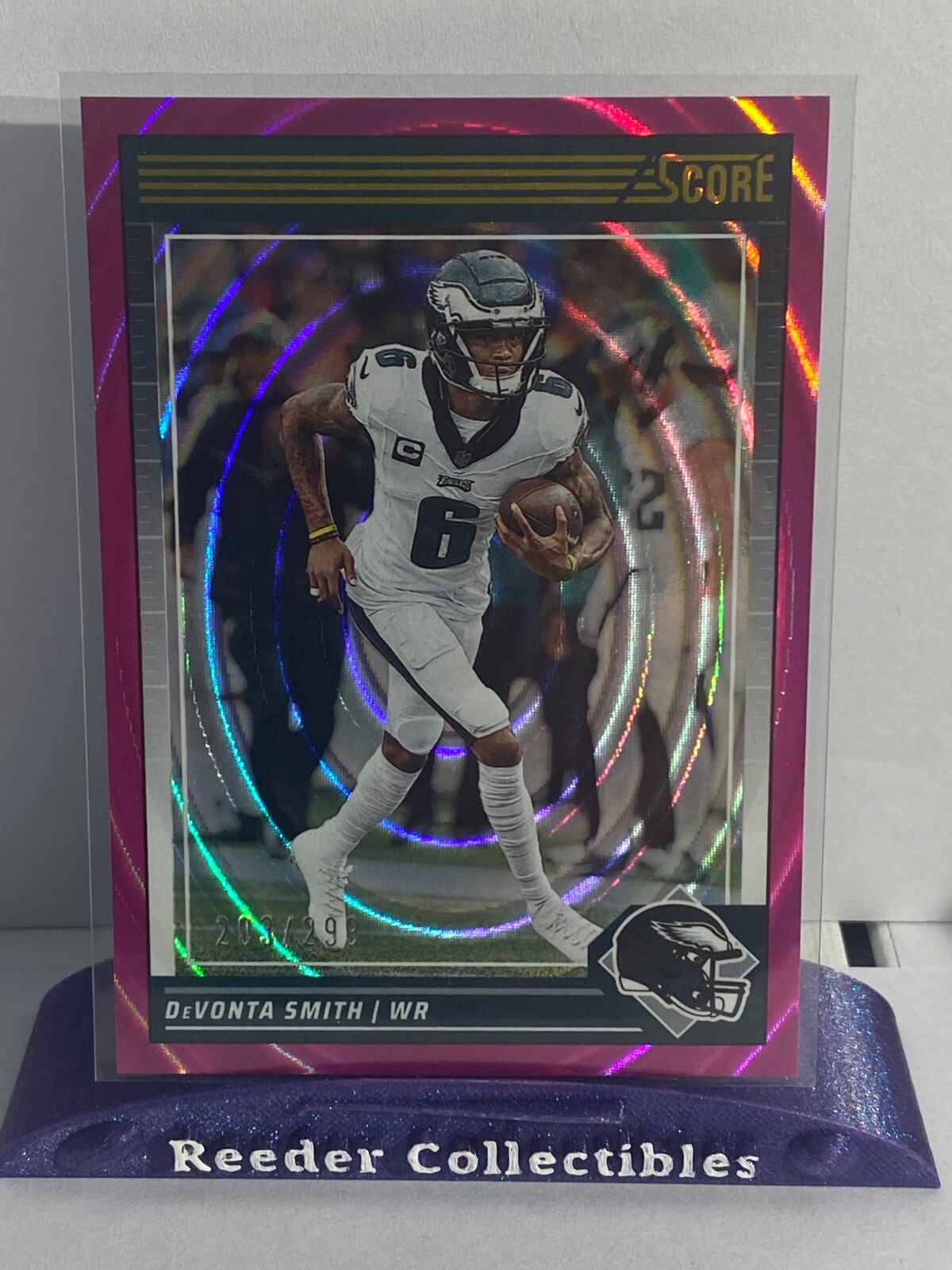 2024 PANINI SCORE FOOTBALL Ellipse DEVONTA SMITH /299 - EAGLES #229
