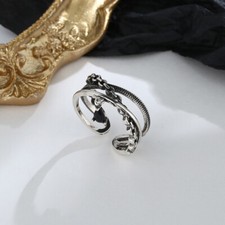 Womens Silver Rings for sale | eBay