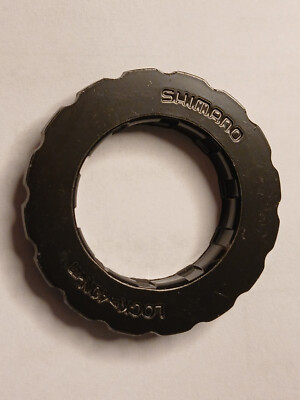 Shimano Lockring Centerlock-Scheibe, schwarz, neu und unbenutzt
