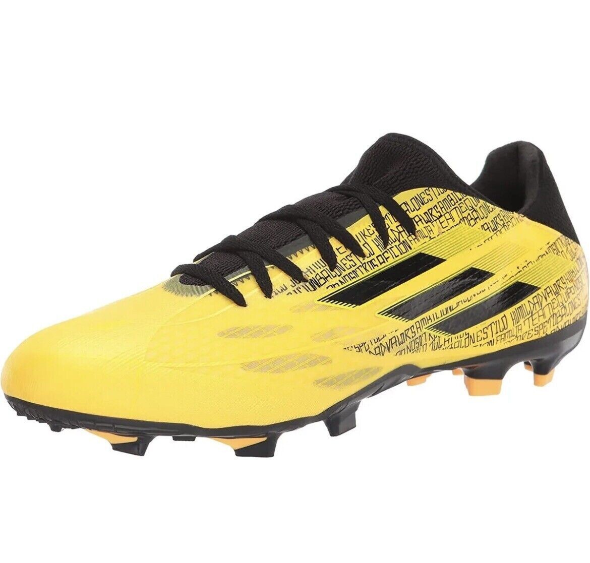 B10 Adidas X Speedflow Messi.3 FG Soccer Cleats Yellow Black Size 7 GW7419 adidas X Speedflow Messi .3 FG Mi Historia - Solar Gold/Core  main image 3