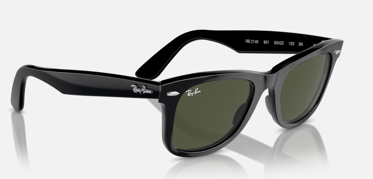 Ray Ban Wayfarer RB2140-901-54 Unisex Square Sunglasses - Green