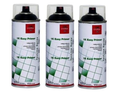 3x Spraydose 400ml CS Easy Primer 1K Dünnschichtfüller Schwarz Grundierung neu