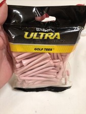 Wilson Ultra Blk Pink Golf Tees 75 Count 2 3/4 Inches