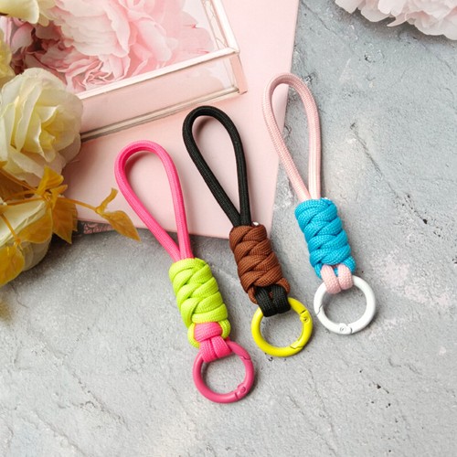 Creative Braided Lanyard Keychain For Phone Case Women Anti Lost Knot Rope StrGU - 第 5/18 張圖片