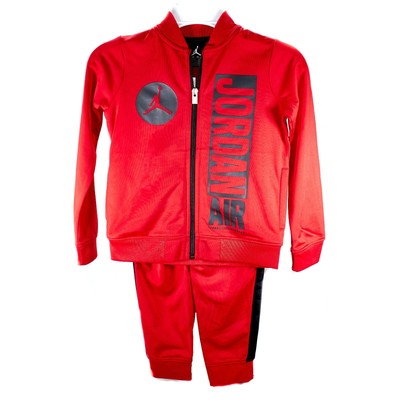red jordan tracksuit